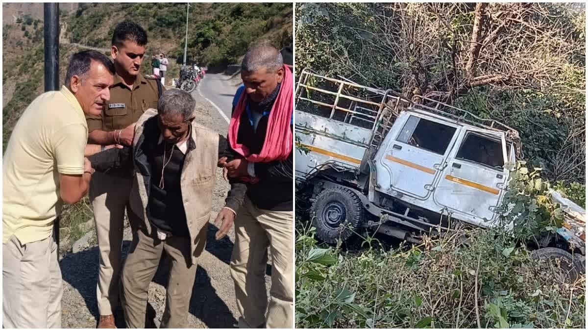 उत्तराखंड के विकासनगर में बड़े सड़क हादसे, कालसी में यूटिलिटी वाहन खाई में गिरी